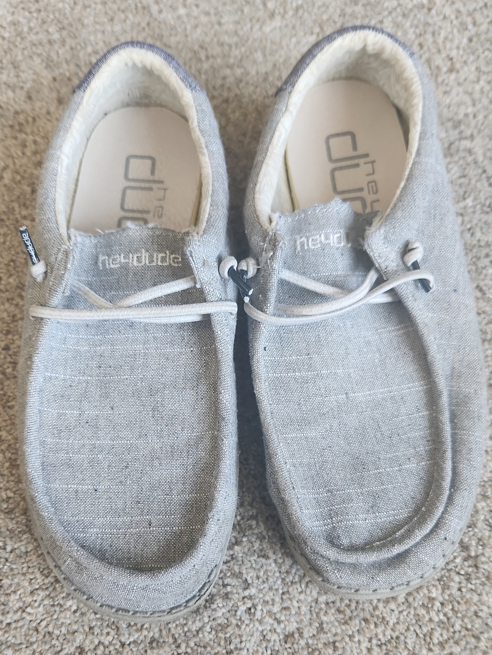 Hey Dude Kids Lightweight Grey Slip-On Shoes